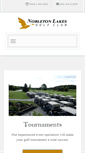 Mobile Screenshot of nobletonlakesgolf.com